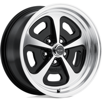 Jantes American Racing VN501 500 Mono Cast Noir Brillant Usiné — Roues et jantes