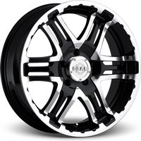 Roues Gear Off Road 713MB Double Pump Machined Noir 20x9 — Roues et jantes