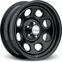 Pacer 297B Black Soft 8 Wheels - 16x8 - 6x139.7 Bolt Pattern