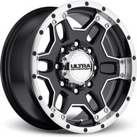 Ultra 178B Mongoose Machined Black 16x8 Rims 8x165.1 Bolt Pattern — Wheels & Rims
