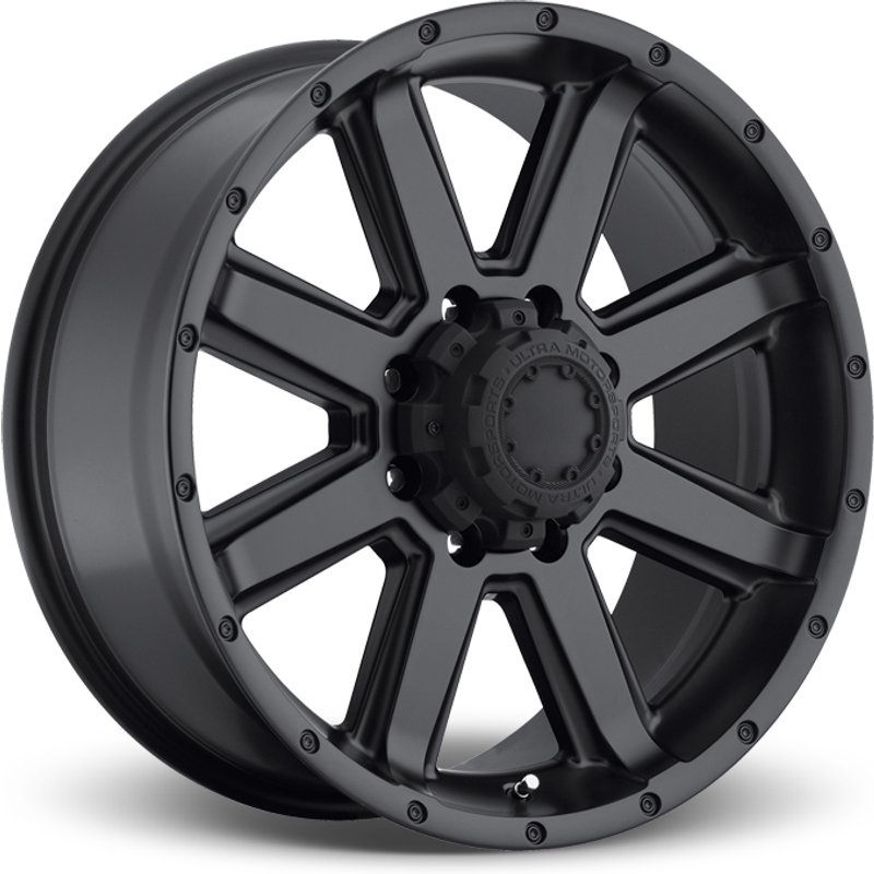 Ultra Wheel 195SB Crusher Black - 20x9 - 6x135 Bolt Pattern — Wheels & Rims