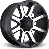 Roues Ultra 195U Crusher Machined Black - 17x8 - Motif de boulon 5x135 — Roues et jantes