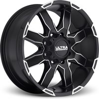 Ultra Roue 225U Phantom Machined Black 17x8 5x114.3 — Roues et jantes