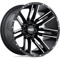 Moto Metal MO978 Razor Machined Black Wheels - 20x10, 5x127, -24 Offset — Wheels & Rims