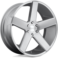 DUB S218 Baller Silver Wheels - 22x9.5 - 6x135 Bolt Pattern — Wheels & Rims