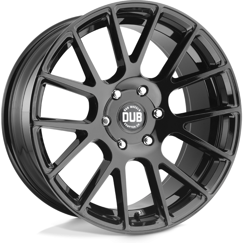 DUB S205 Luxe Gloss Black Wheels - 20x9 - 6x139.7 Bolt Pattern — Wheels & Rims