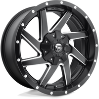 Fuel D594 Renegade Black Milled Wheels - 20x10 - 5x139.7 -18 Offset — Wheels & Rims