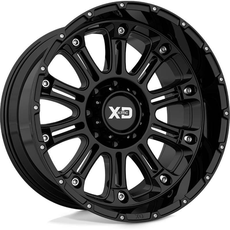 Roues XD Series XD829 Hoss II Noir Brillant - 20x9 - 6x139.7 — Roues et jantes