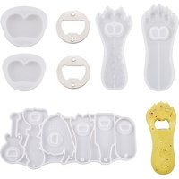 Kits de fabrication de décapsuleurs DIY avec moules et décapsuleur en acier inoxydable — Outils de création de bijoux