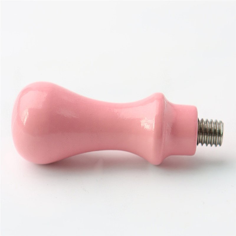 Pink Wood Handle for Wax Seal Stamp Making — Jewelry Making Tools