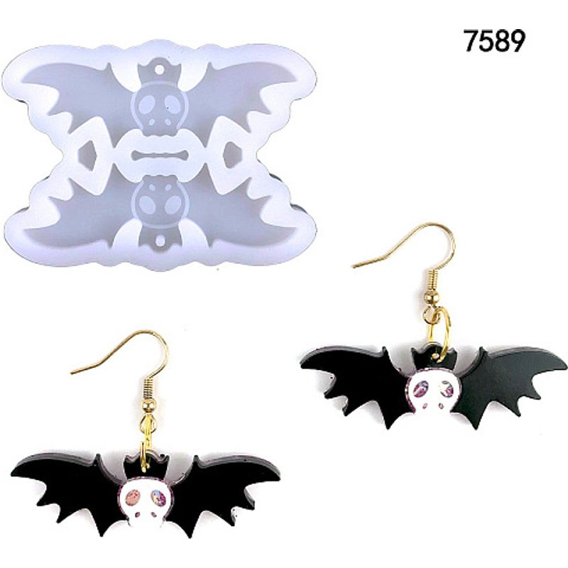 Bat Shape Silicone Pendant Molds for Jewelry Making — Jewelry Making Tools
