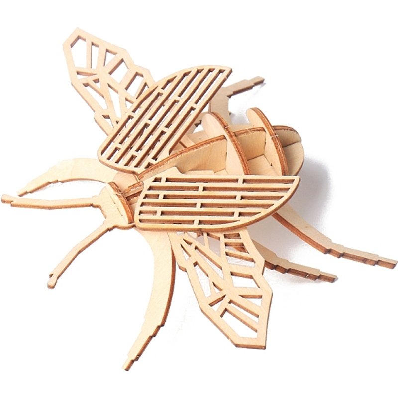 Puzzle 3D en Bois Insecte Modèle de Montage pour Enfants et Adultes — Outils de création de bijoux