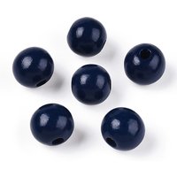 Perles Européennes en Bois Peintes - Thème Marin — Perles à bijoux