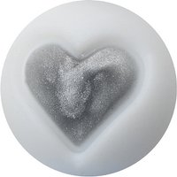 Perles en silicone écologiques en forme de cœur, 15mm