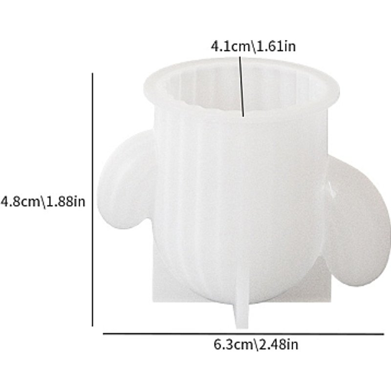 Moules en Silicone Cactus pour Bougies et Résine Gesso — Outils de création de bijoux