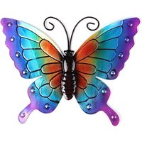 Butterfly Iron Wall Decorations for Home and Garden, Medium Purple — Wall Decor