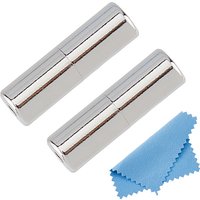 2 Pcs Fermoirs à Vis et à Torsion en Argent Sterling 925 avec Chiffon de Polissage — Accessoires pour bijoux