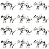 Tibetan Style Alloy Leopard Charms - 60 Pieces — Charms & Pendants