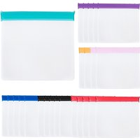 35Pcs 4x4in EVA Zip Lock Clear Jewelry Bags for Travel Storage