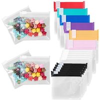 40-Piece Set of Mixed Color EVA Zip-lock Bags for Travel Storage