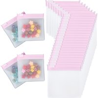 EVA 40Pcs Sacs en Plastique à Glissière, Sacs de Rangement de Voyage