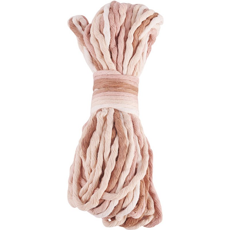 Corde en coton couleur dégradée pour bricolage, camel, 3,5 mm, 21,87 verges — Chaînes, fils et cordons