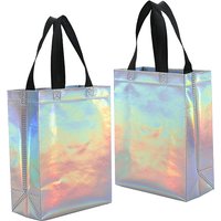 Reusable Laser Non-woven Fabric Tote Bag with Handle — Jewelry Display & Storage