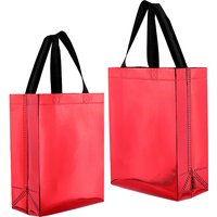 Sac fourre-tout réutilisable en tissu non tissé laser avec poignée