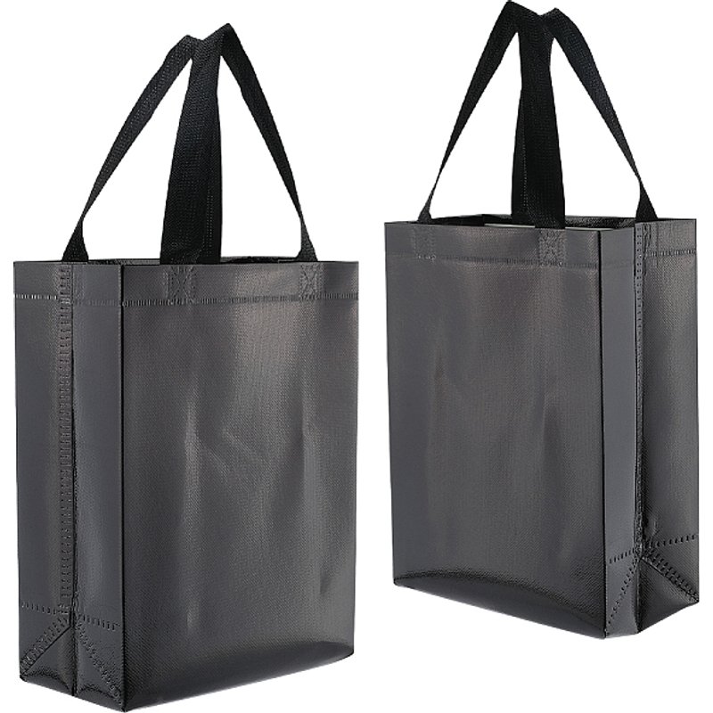 12Pcs Black Sparkle Reusable Gift Bags with Handles — Jewelry Display & Storage