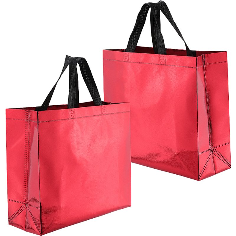 Reusable Laser Non-woven Fabric Tote Bag with Handle — Jewelry Display & Storage