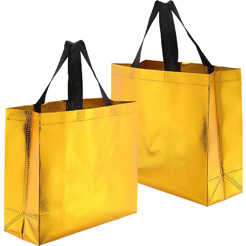Sacs Cadeaux Réutilisables, Sac en Tissu Non-tissé Laser avec Poignée — Rangement et présentation