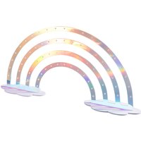 Support d'Affichage pour Boucles d'Oreilles en Acrylique Nuage Arc-en-Ciel