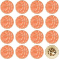 Sunnyclue 20Pcs Épingles de Basketball Émaillées avec Attache pour Accessoires — Broches