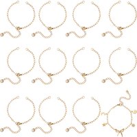 12Pcs Stainless Steel Paperclip Chain Bracelet Making Kit