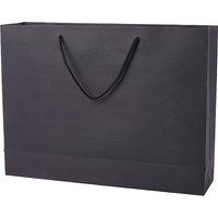 Paper Packaging Tote Bags with Handles, Black, Rectangle — Jewelry Display & Storage