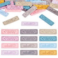 Étiquettes en Microfibre 48Pcs de 12 Couleurs pour Accessoires DIY — Accessoires de mode