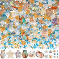 Kits de Trouvailles DIY avec Perles en Verre et Perles de Semence, Couleurs Mixtes
