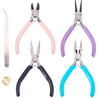 Pince de coupe latérale en acier 45# avec poignée en plastique