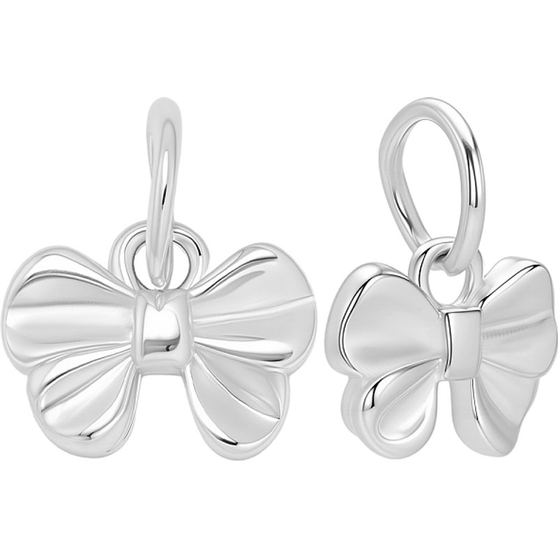 Ensemble de 3 Charms en Argent Sterling 925 en Forme de Nœud — Breloques et pendentifs