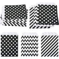 45 Pcs Sacs en Papier Kraft Rectangulaires, Sans Poignées, 3 Styles