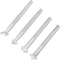 Beebeecraft 4Pcs Outils de Tamponnage en Cuir pour DIY