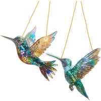 2 Pcs Attrape-Soleil Oiseau Acrylique à Suspendre pour Maison et Jardin