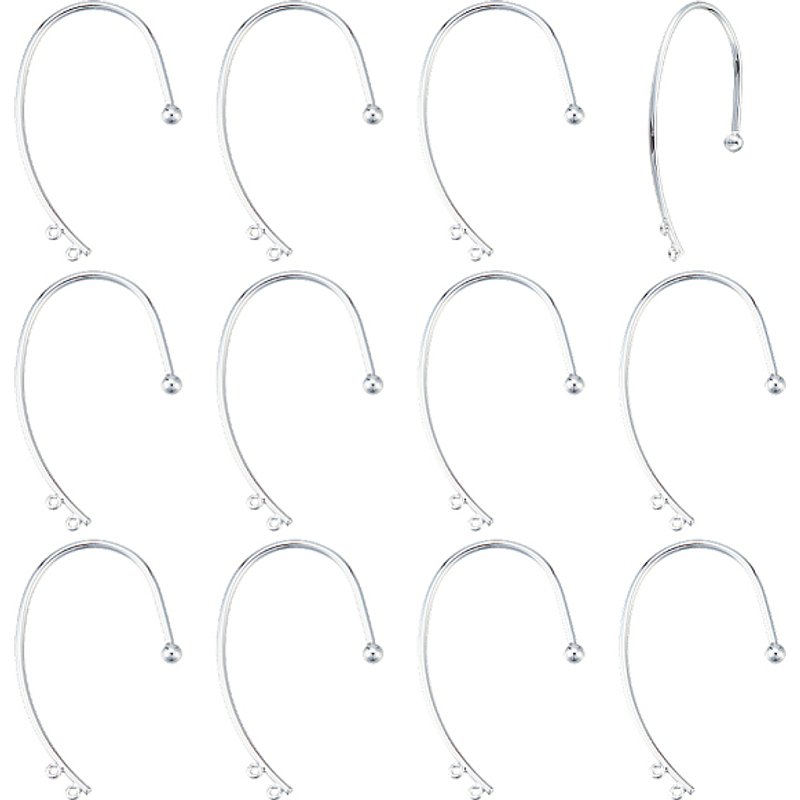 Trouvailles de Boucles d'Oreilles en Laiton, Ensemble de 12 Non-piercing — Accessoires pour bijoux