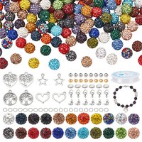 Kits de Bracelets Élastiques DIY avec Perles en Argile Polymère — Outils de création de bijoux