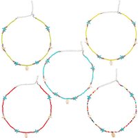 Colliers Pendentifs en Coquillages Naturels - 5 Couleurs — Collier pendentif