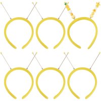 Chouchous en Tissu et Plastique pour Femmes et Filles - Jaune — Accessoires de mode