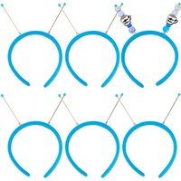 Cloth and Plastic Hair Bands for Women and Girls, Deep Sky Blue — Fashion Accessories
