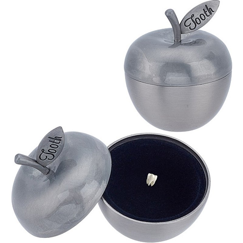 Boîtes à Souvenirs Gravées en Alliage pour Première Mèche et Première Dent — Boîte à bijoux