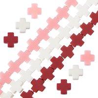 Synthetic Coral Beads Strands, 3 Colors, 12.99 inch, 3 Strands — Jewelry Beads