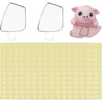 Trapezoid Acrylic Double Sided Stickers for Gift Decoration — Jewelry Making Tools